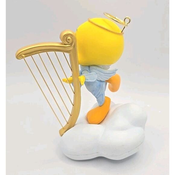 2005 Hallmark Ornament Tweety Plays An Angel Looney Tunes Magic Music U67 - Picture 4 of 7